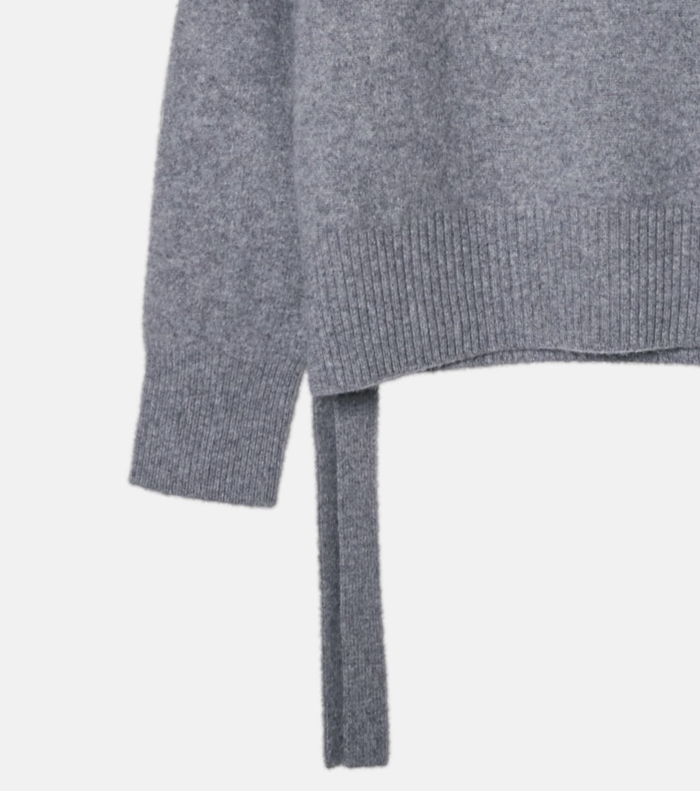 Wool Cashmere V Neck Knit