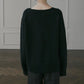 Wool Cashmere V Neck Knit