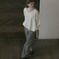 Wool Cashmere V Neck Knit