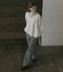 Wool Cashmere V Neck Knit