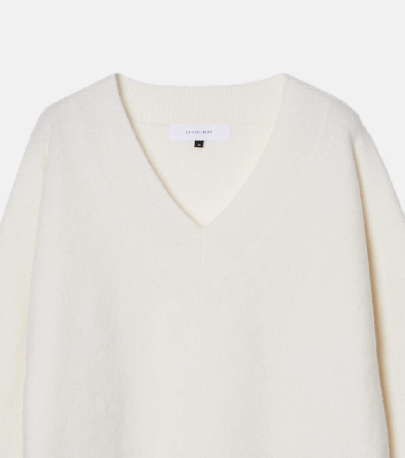 Wool Cashmere V Neck Knit