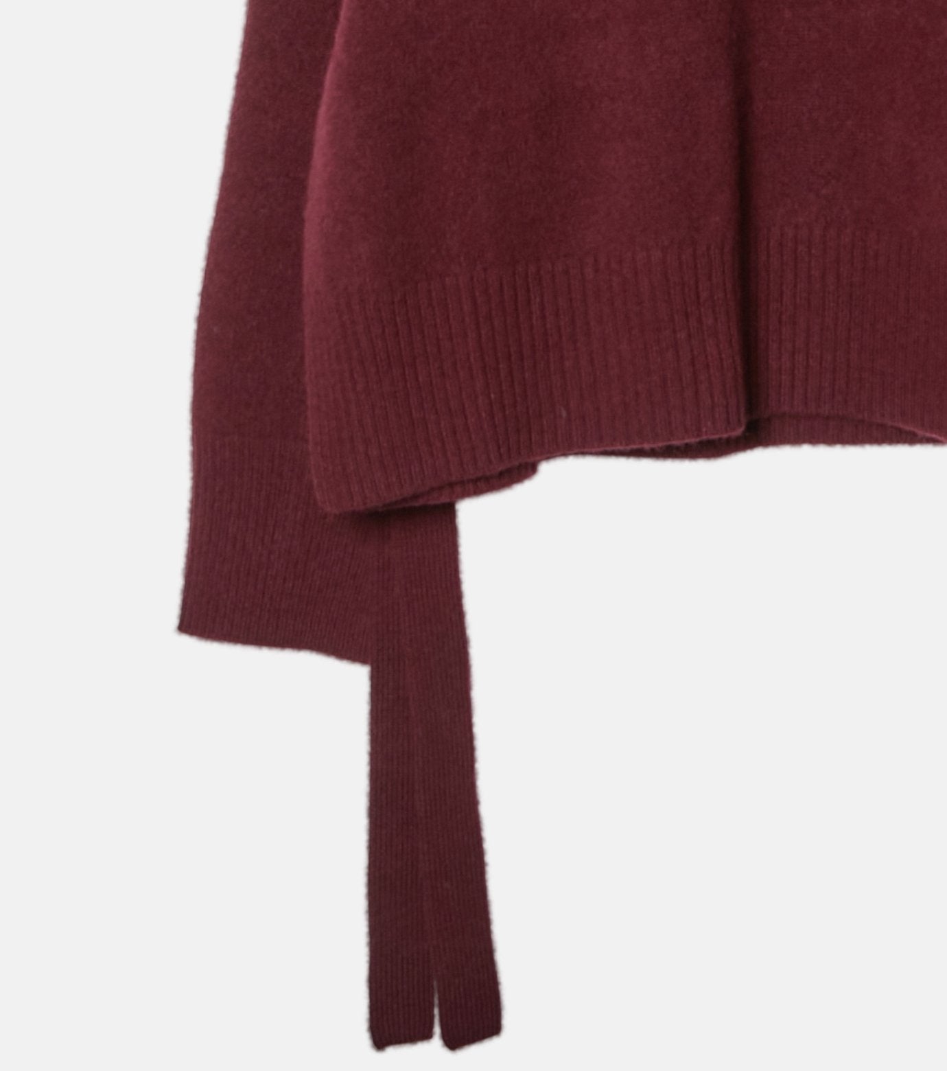 Wool Cashmere V Neck Knit