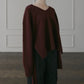 Wool Cashmere V Neck Knit