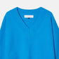 Wool Cashmere V Neck Knit