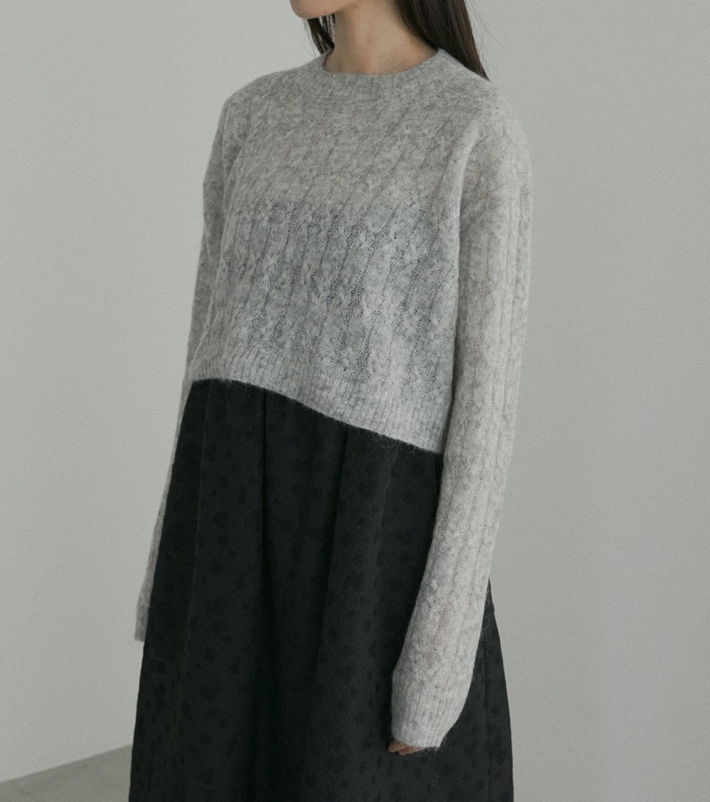 Cable Mohair Pullover