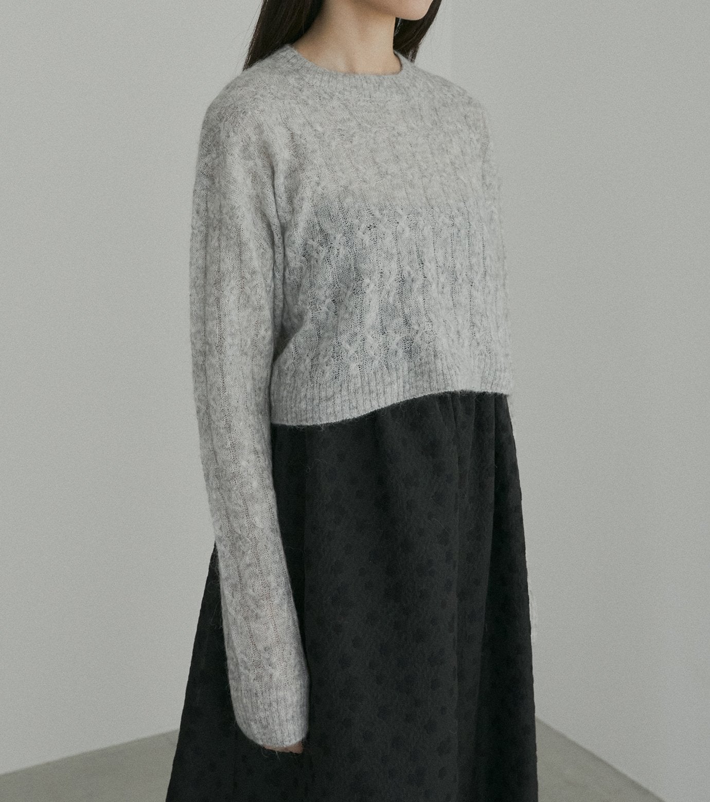 Cable Mohair Pullover