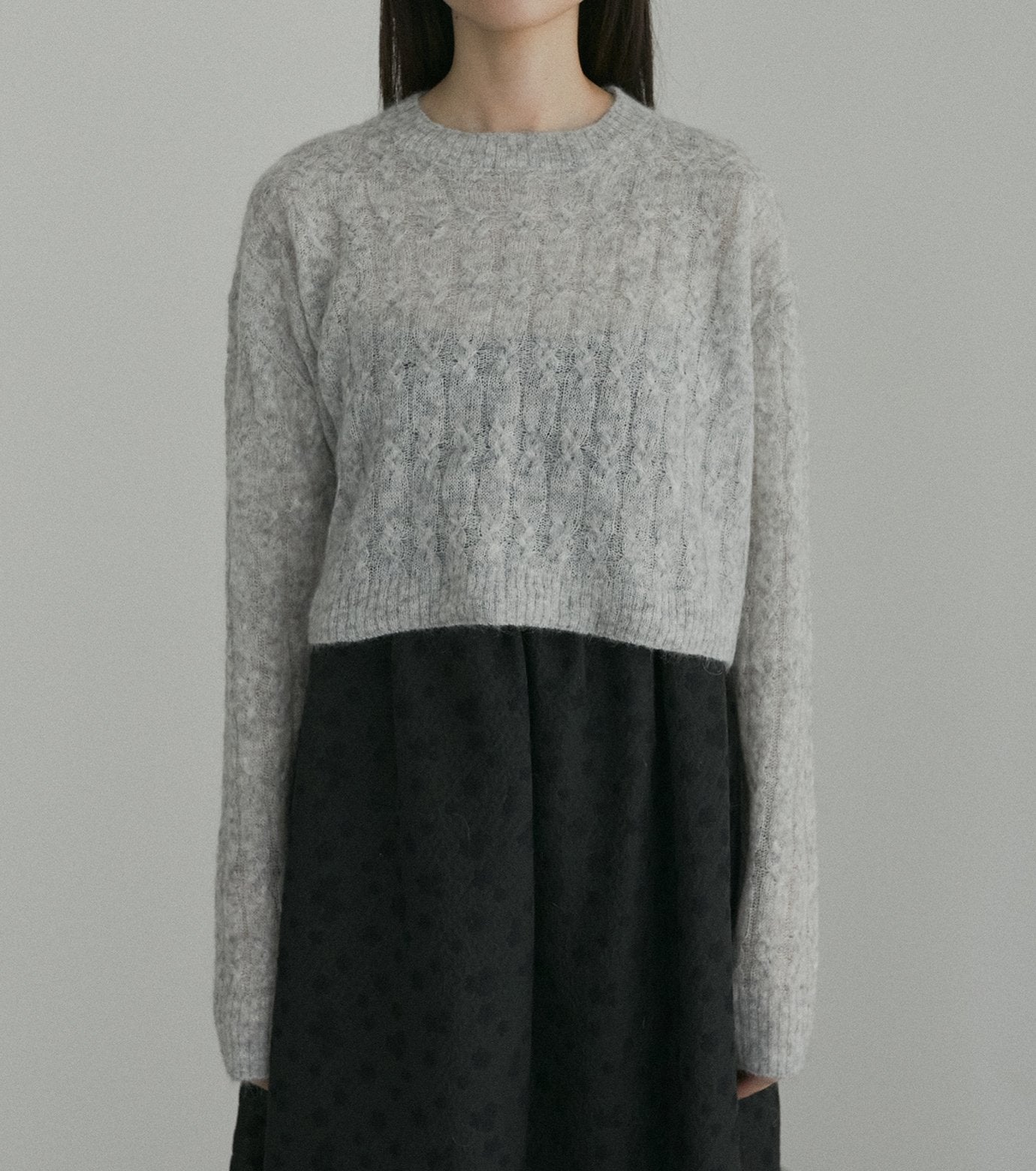 Cable Mohair Pullover