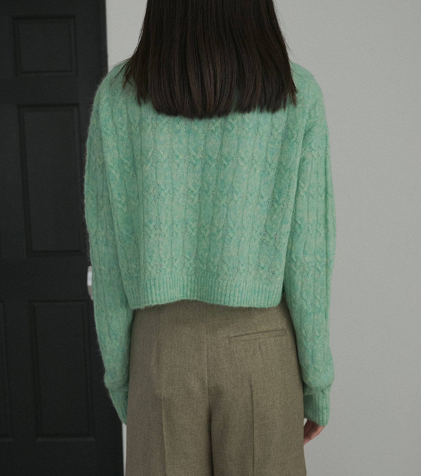 Cable Mohair Pullover