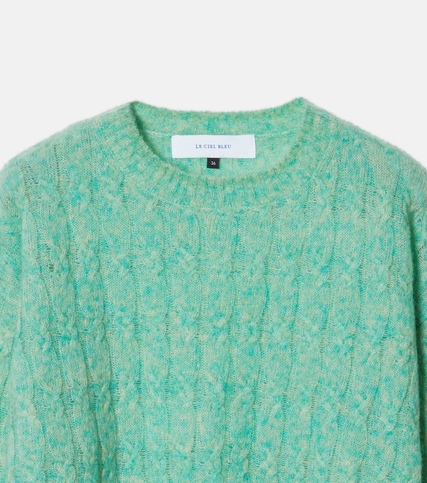 Cable Mohair Pullover