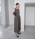 Sheer Layerd Jersey Dress