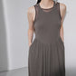 Sheer Layerd Jersey Dress