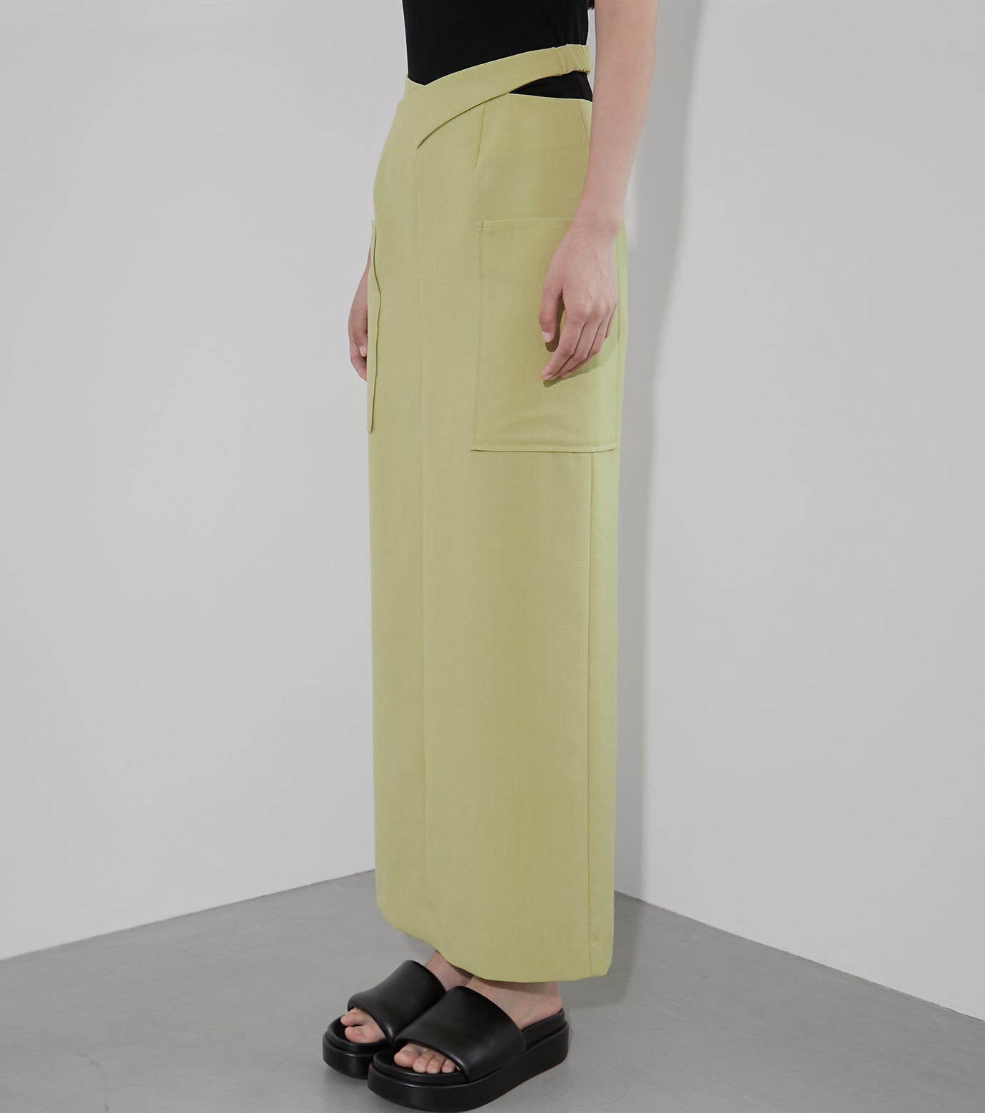 Cut Out Maxi Skirt