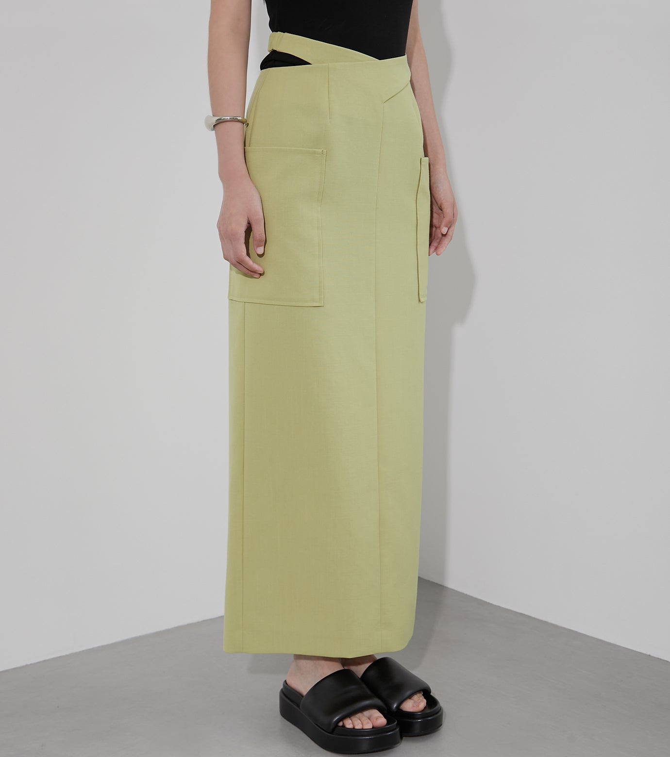 Cut Out Maxi Skirt