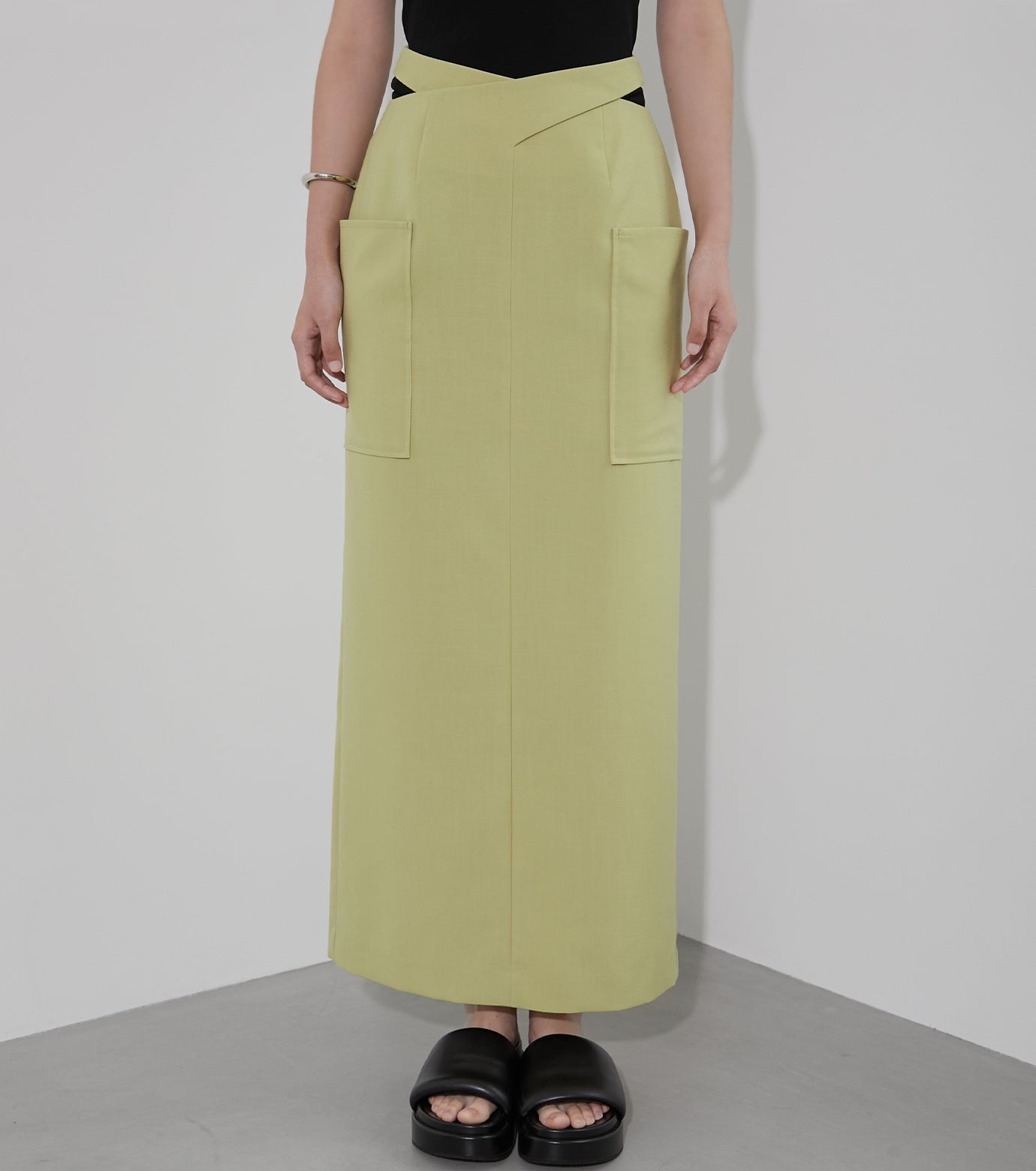 Cut Out Maxi Skirt