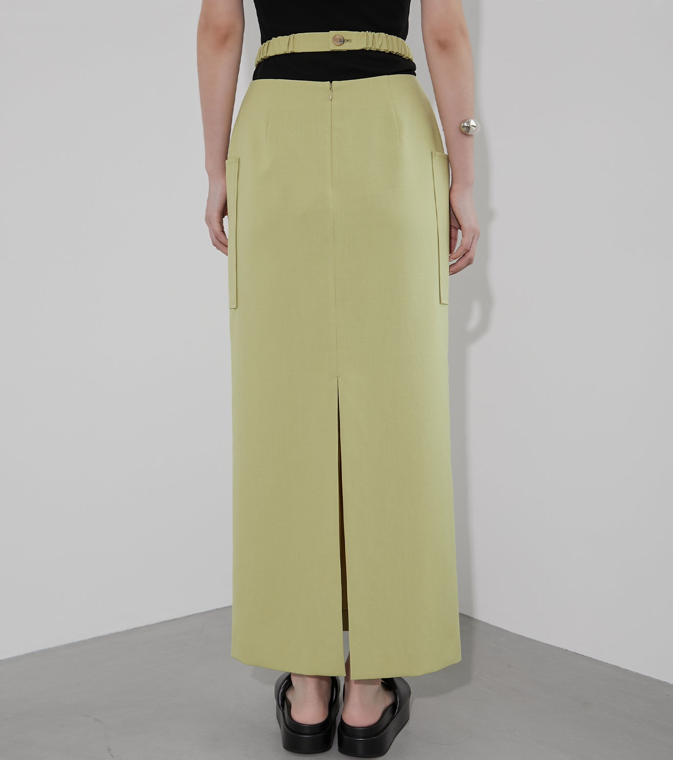 Cut Out Maxi Skirt