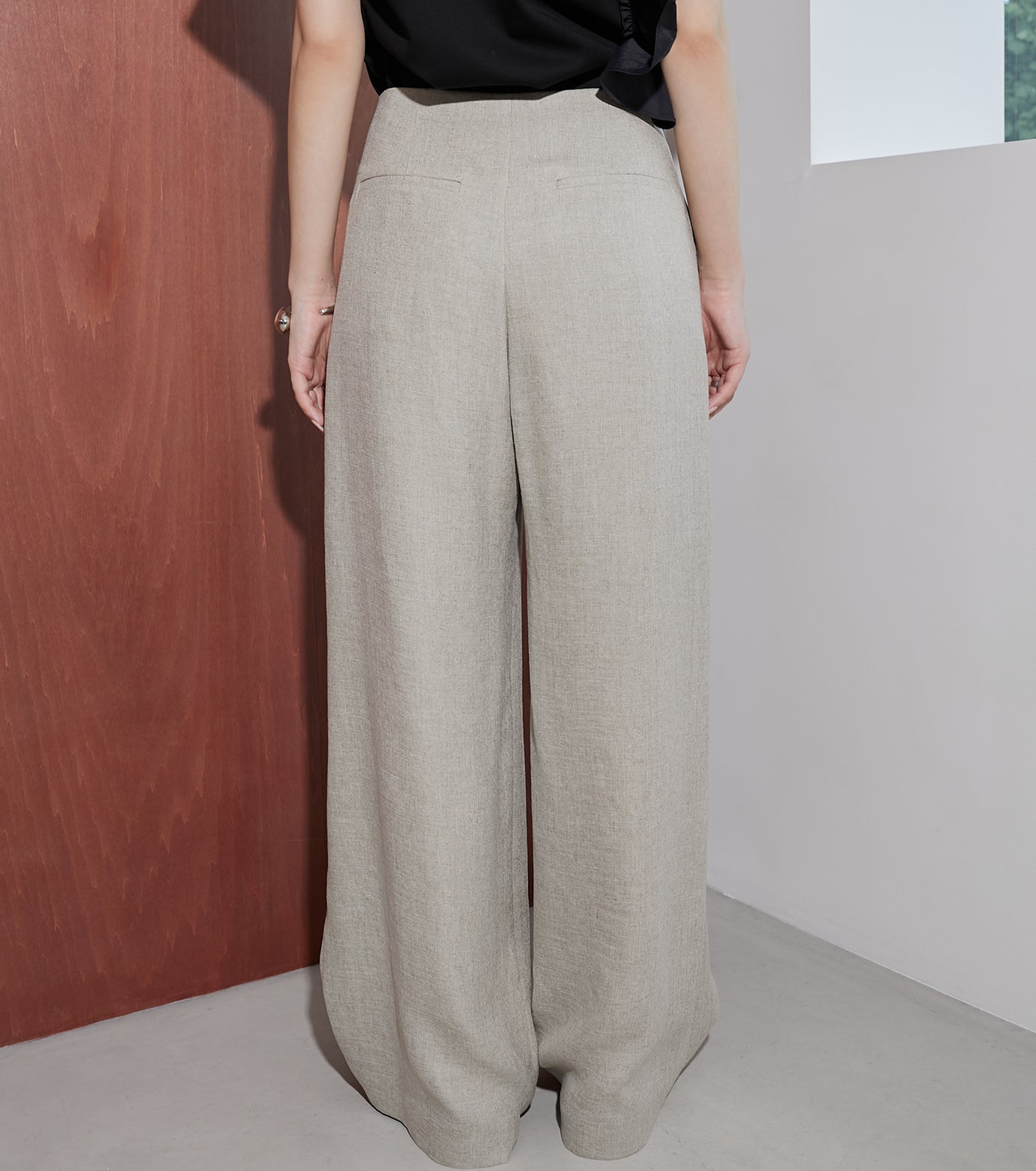 Tuck Wide Pants