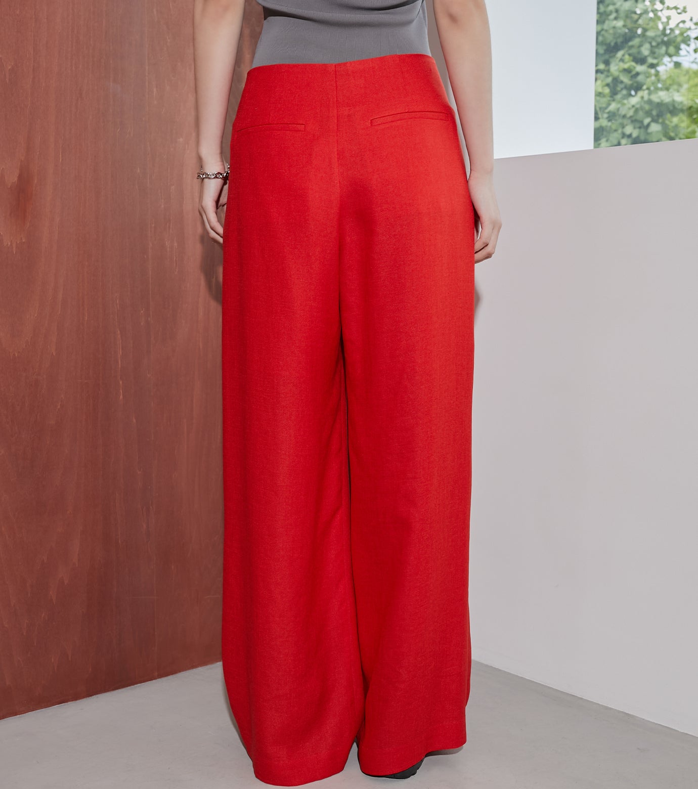 Tuck Wide Pants