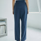 Drape Front Wrap Pants