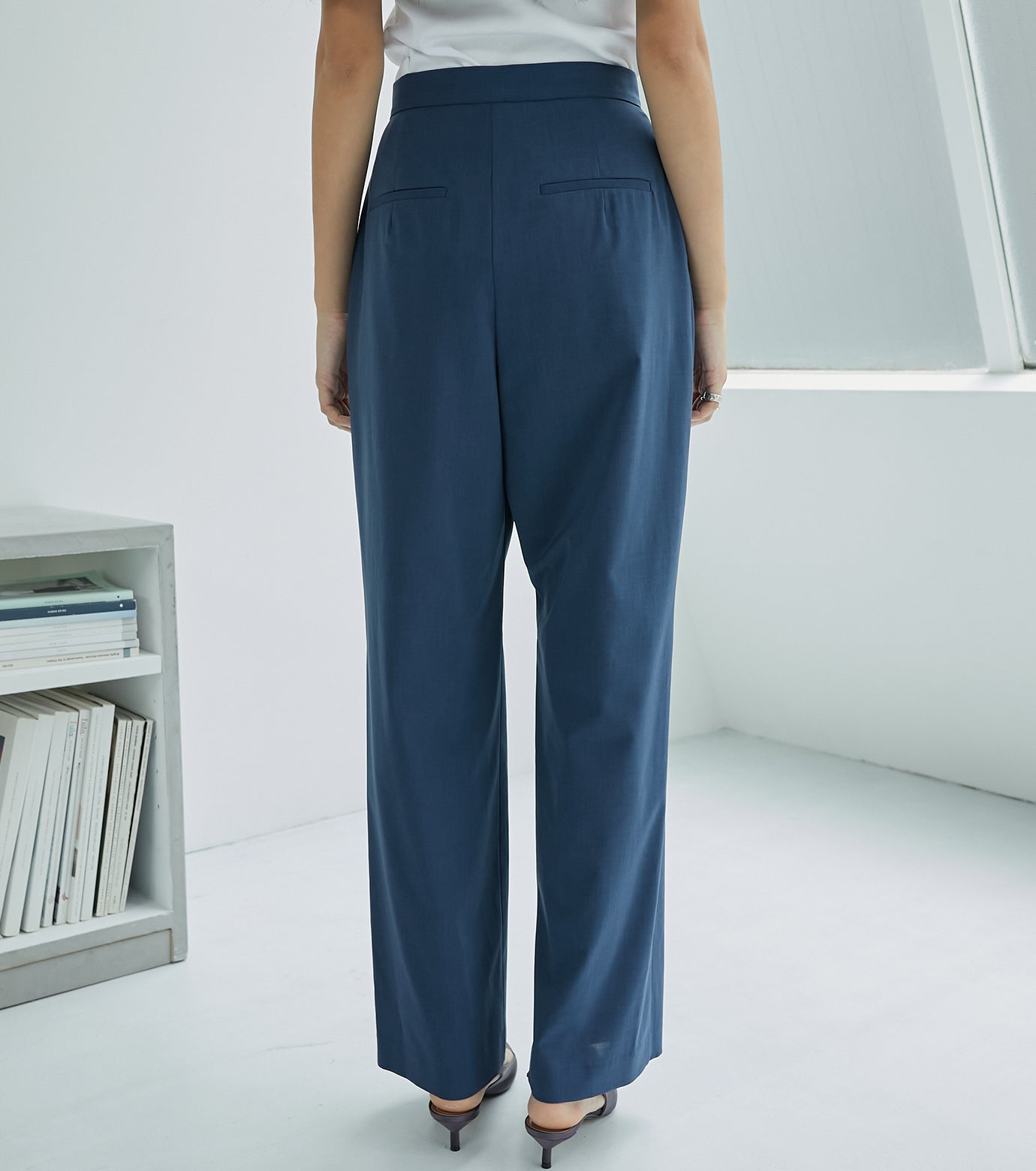 Drape Front Wrap Pants