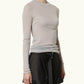 Wool Sheer Knit Tops