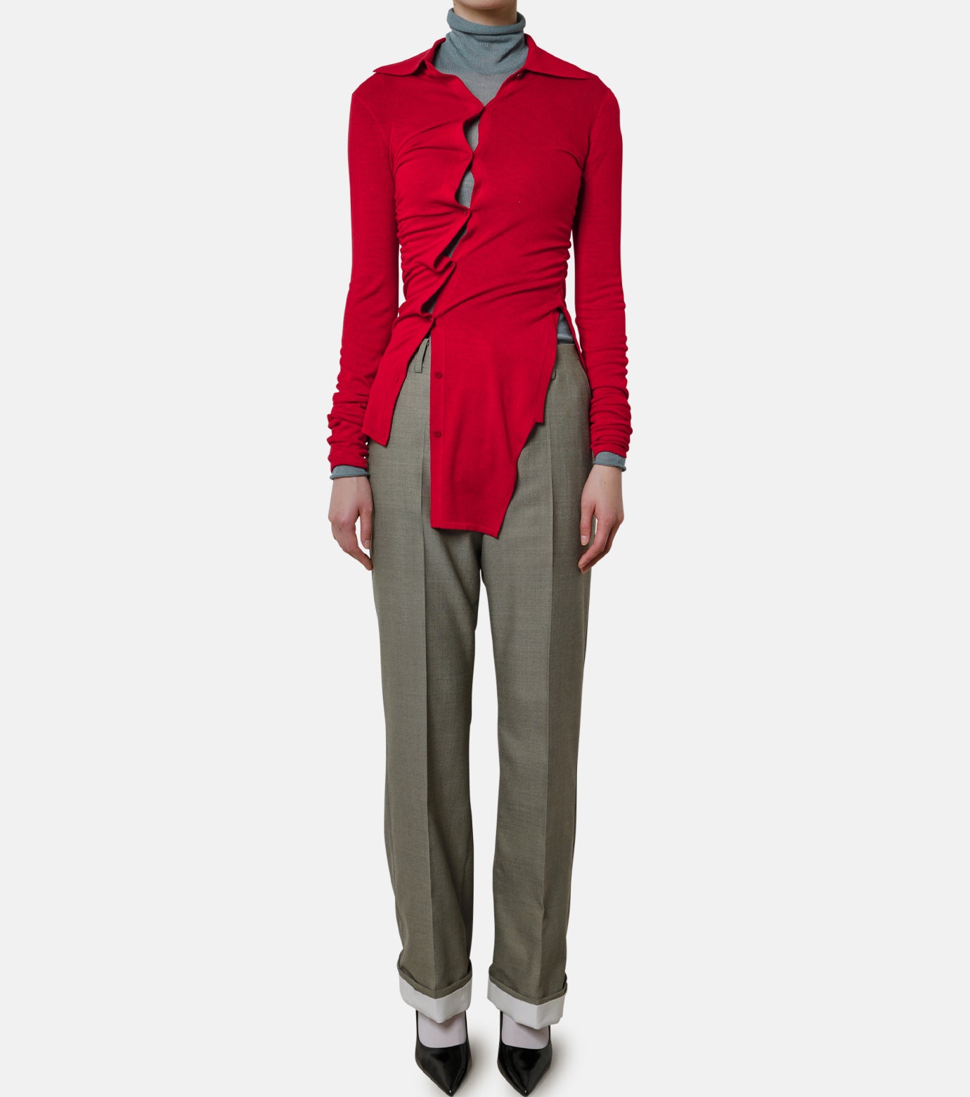 Wool Sheer Twist Shirt Knit – RESTIR