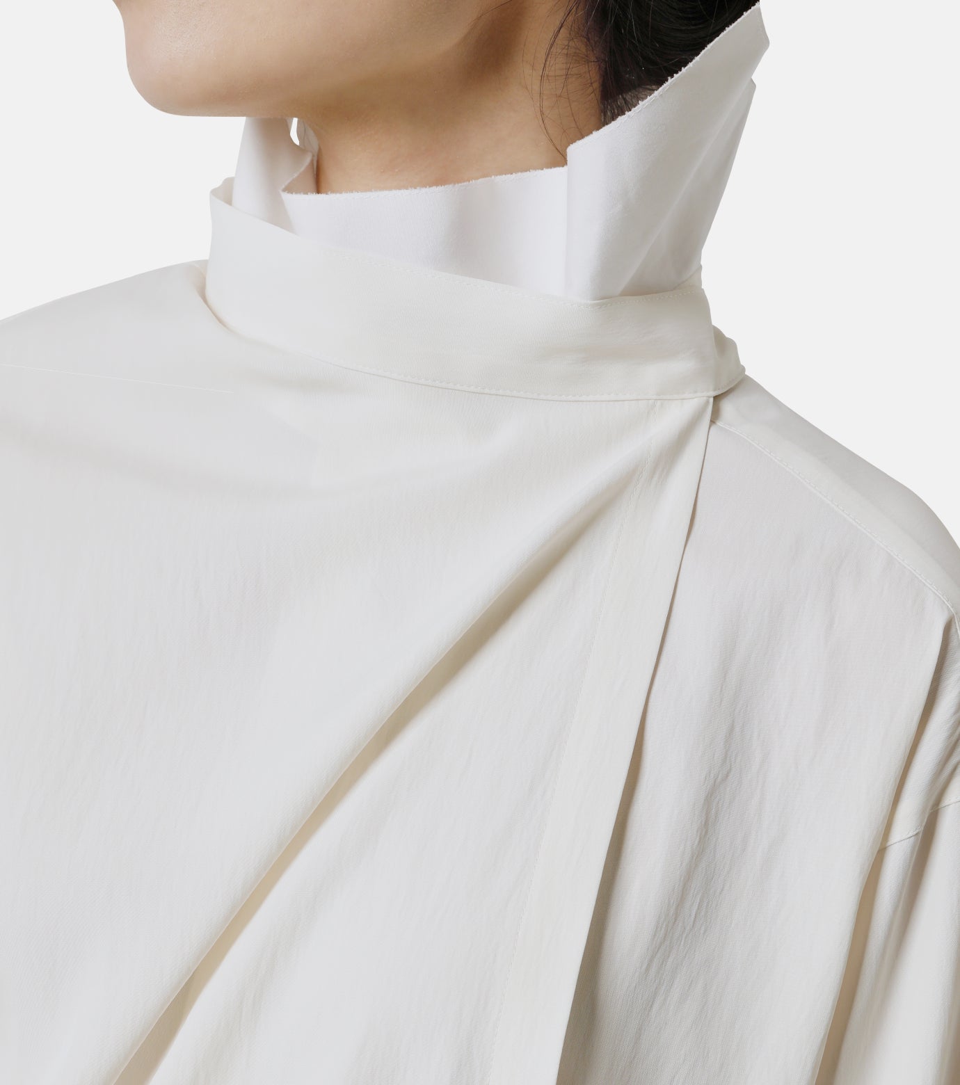 IRENE アイレネ 24AW Beaklike Collar Shirt ビークライクカラーシャツ 26A83003 ホワイト 36 ITP0FQ9Y4R32 Beaklike Collar Shirt – RESTIR
