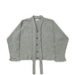 Bow Tie Cardigan Grey