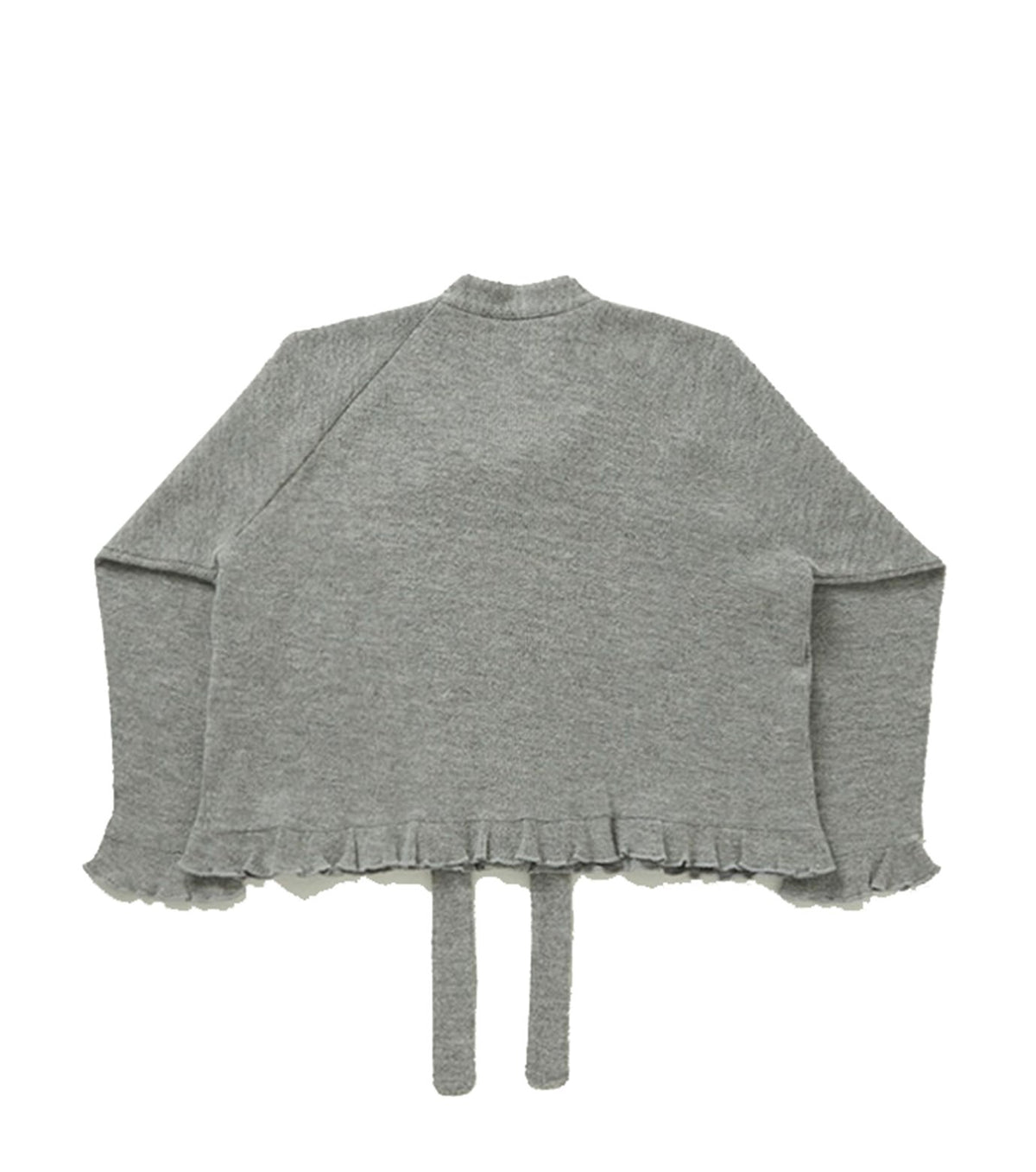Bow Tie Cardigan Grey