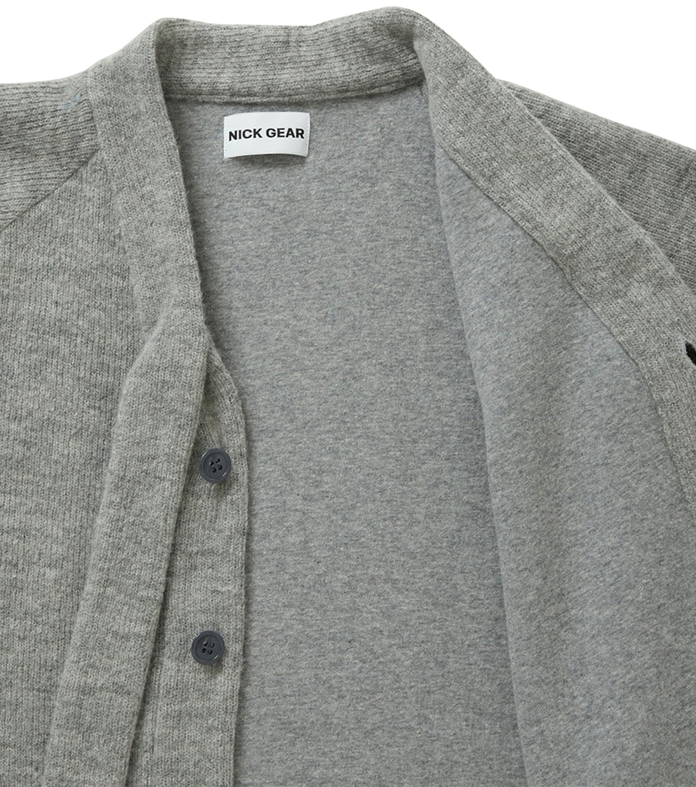 Bow Tie Cardigan Grey