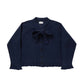 Bow Tie Cardigan Navy