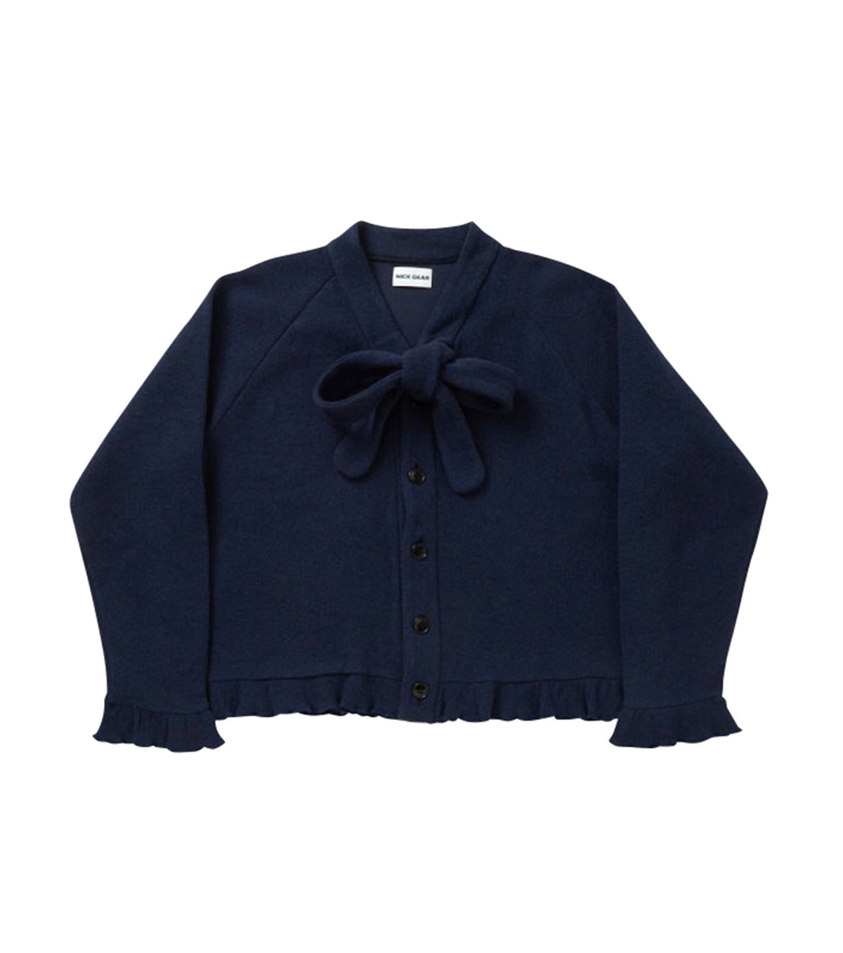 Bow Tie Cardigan Navy