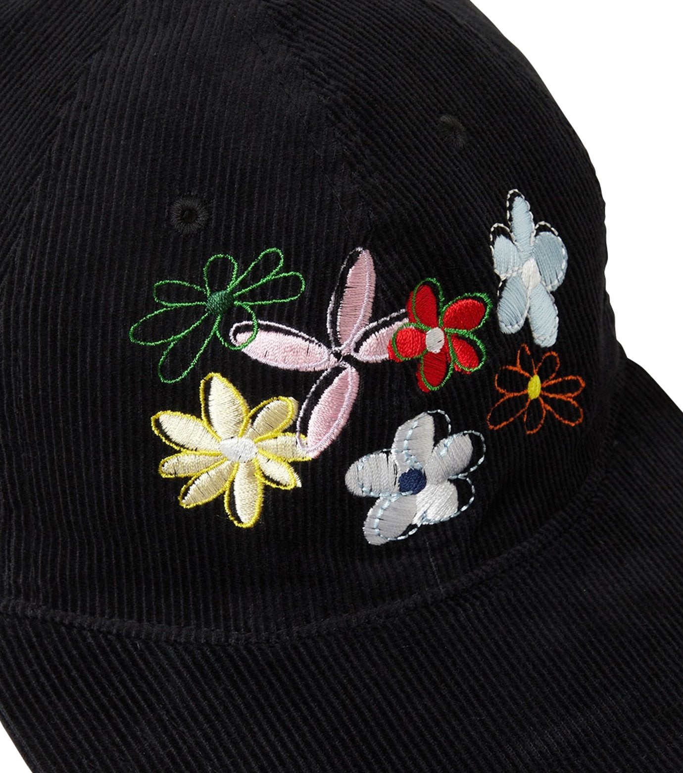 Multi Flower corduroy Cap