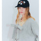 Multi Flower corduroy Cap