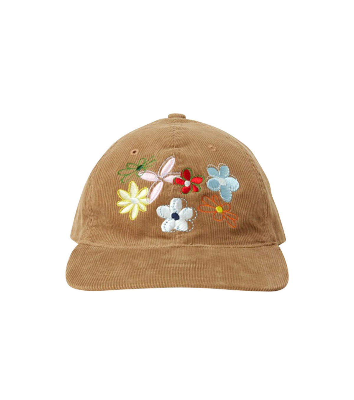Multi Flower corduroy Cap