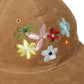 Multi Flower corduroy Cap