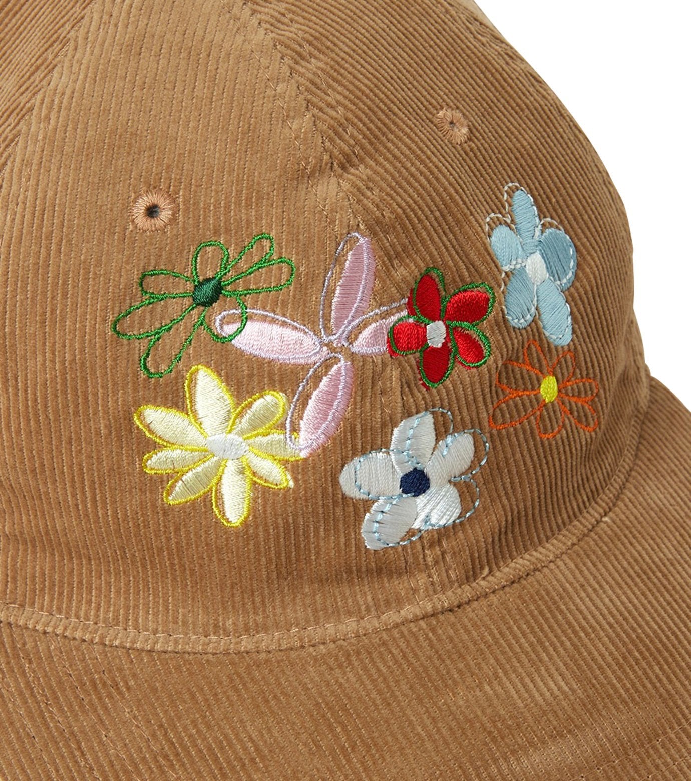 Multi Flower corduroy Cap