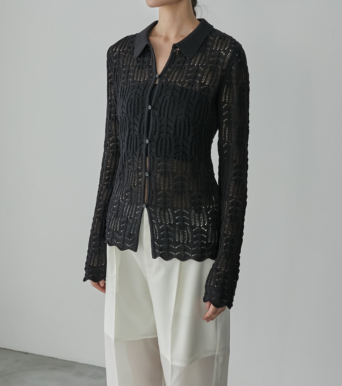 Openwork Knit Top