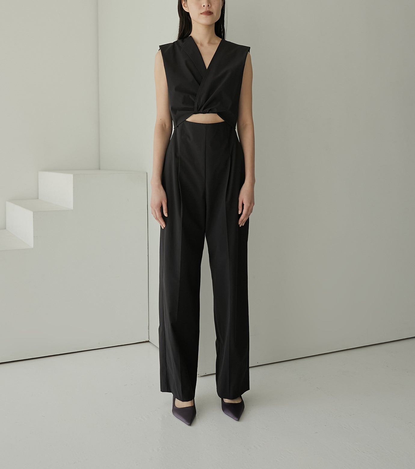 Front Twist Jumpsuit