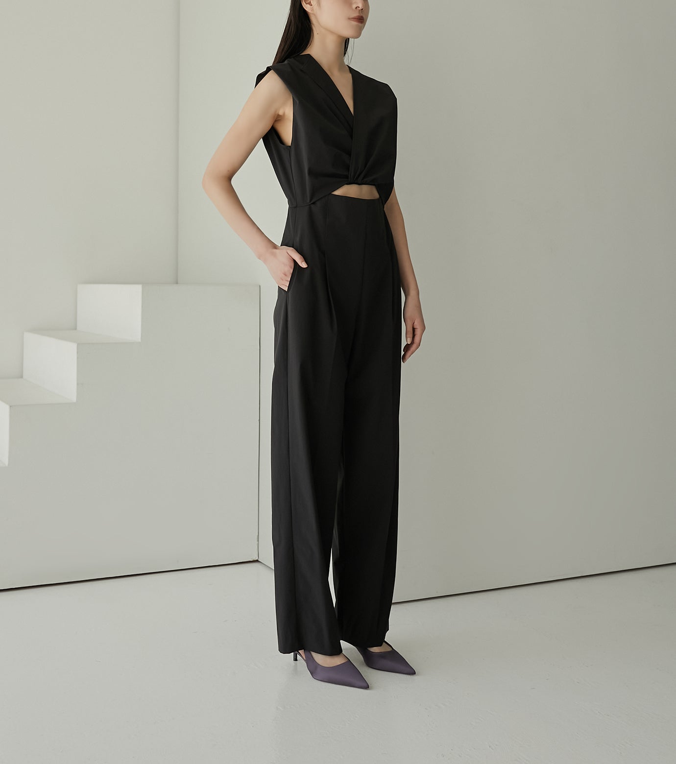 Front Twist Jumpsuit