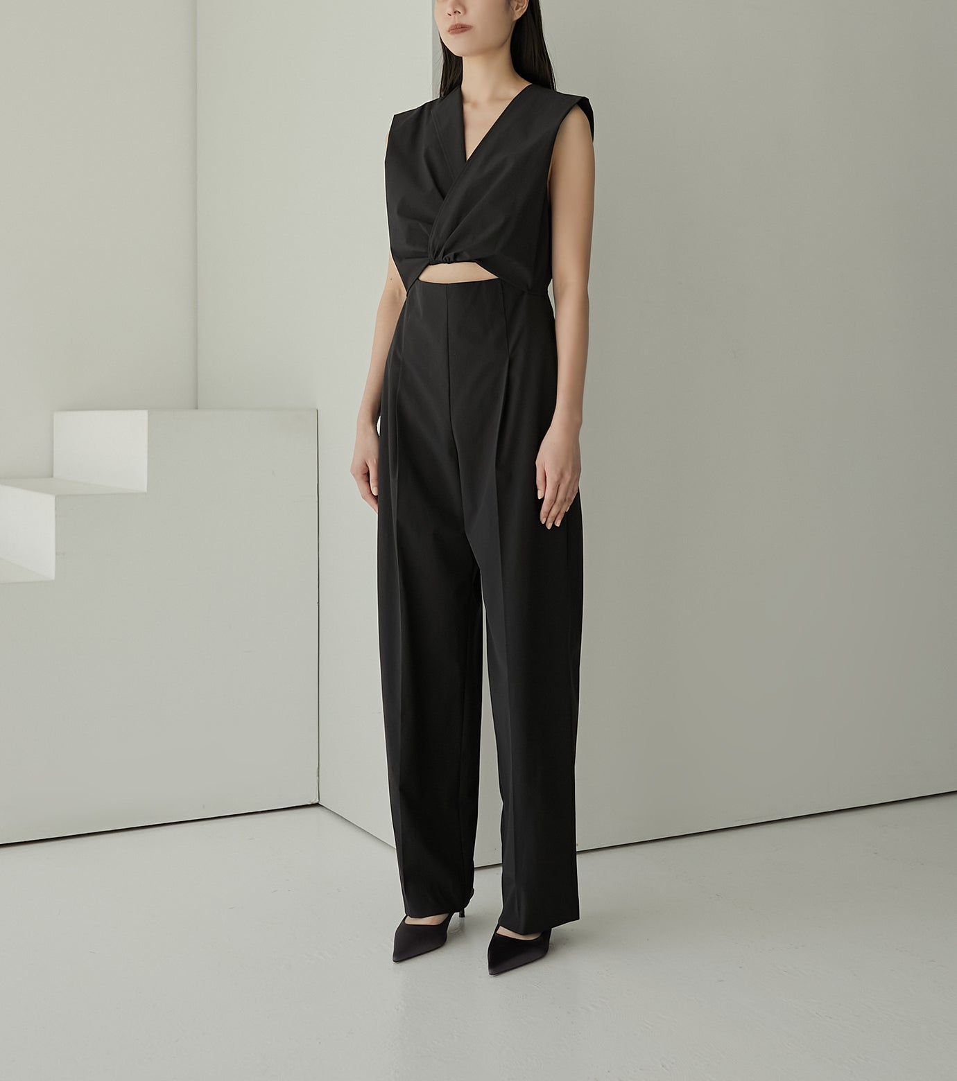 Front Twist Jumpsuit