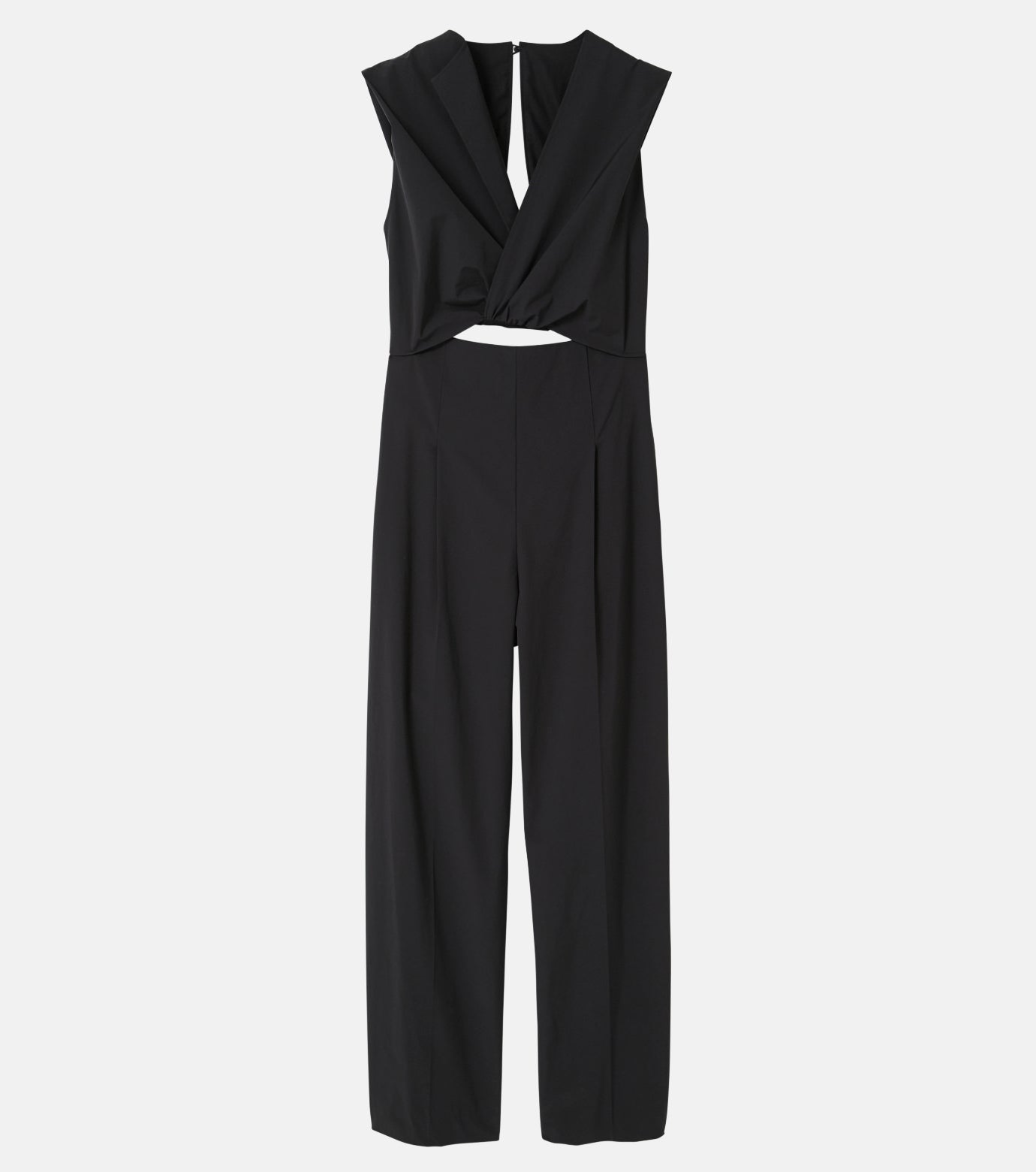 【LE CIEL BLEU】Front Twisted Jumpsuit Front Twist Jumpsuit – RESTIR