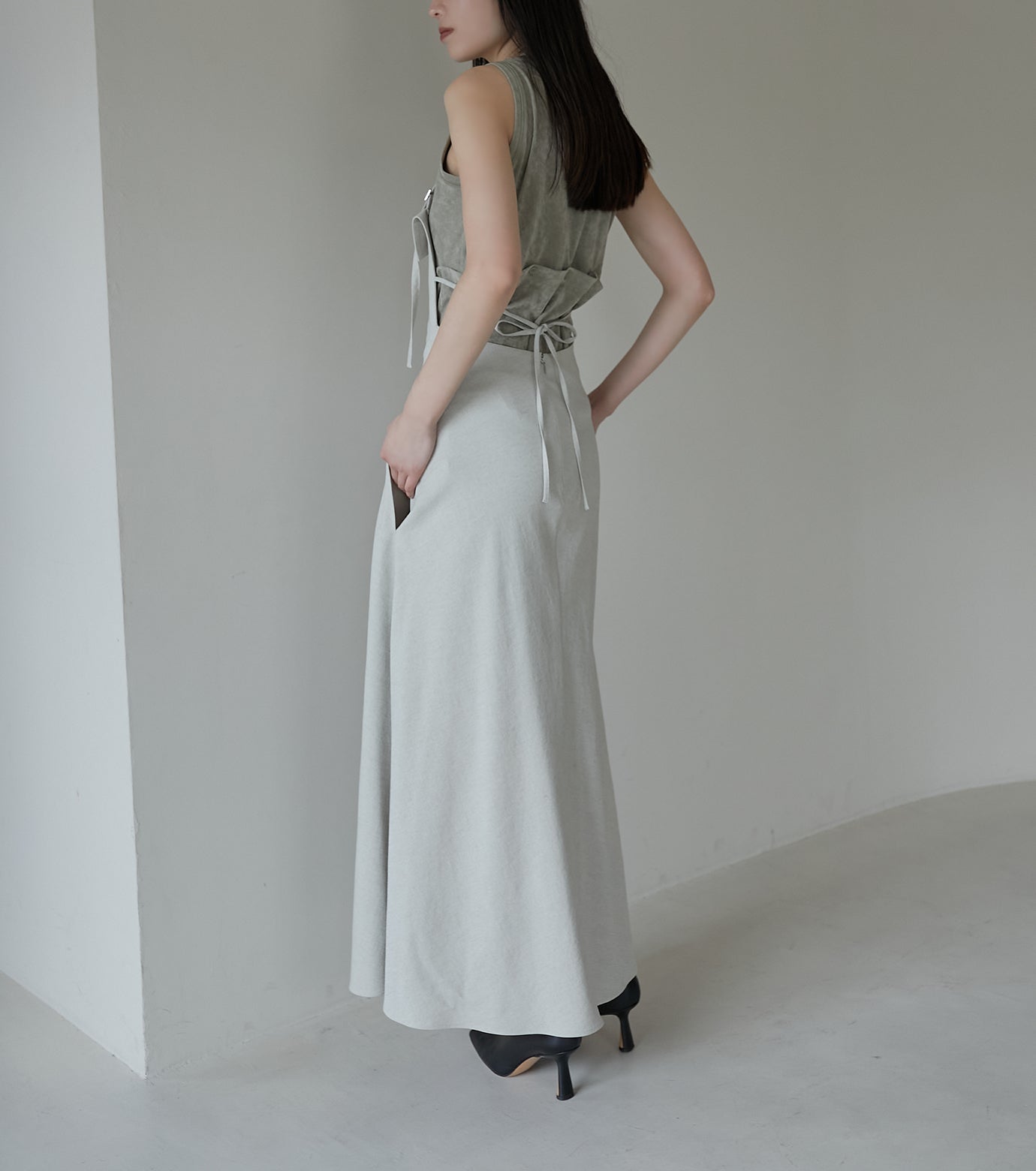 Maxi Apron Dress