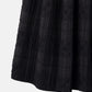 Checkered Lace Jacquard Tuck Skirt