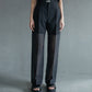 Sheer Combo Straight Pants