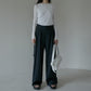 Wide Leg Tuck Pants