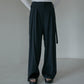 Wide Leg Tuck Pants