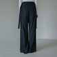 Wide Leg Tuck Pants