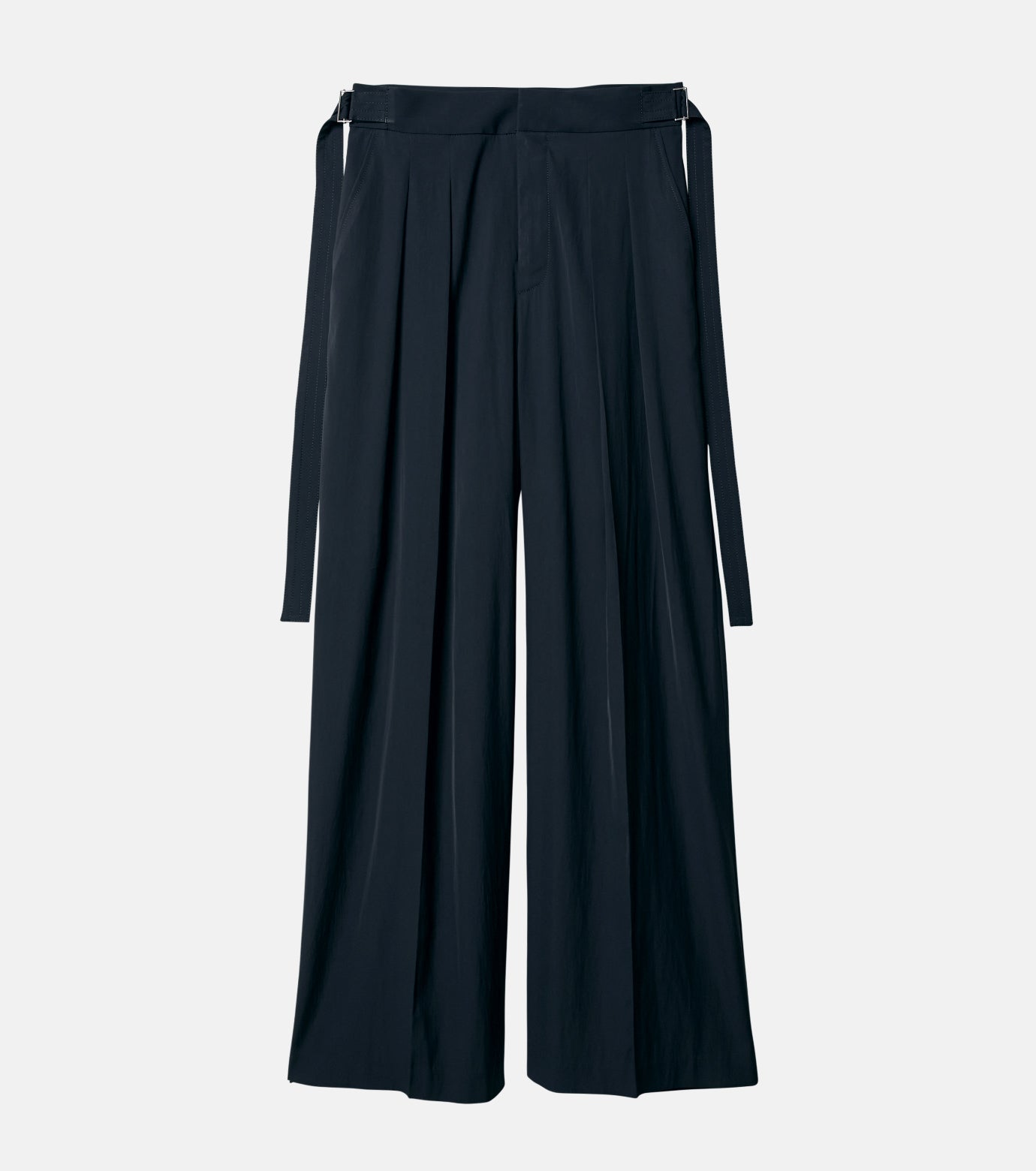 Wide Leg Tuck Pants