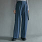 Wide Leg Tuck Pants