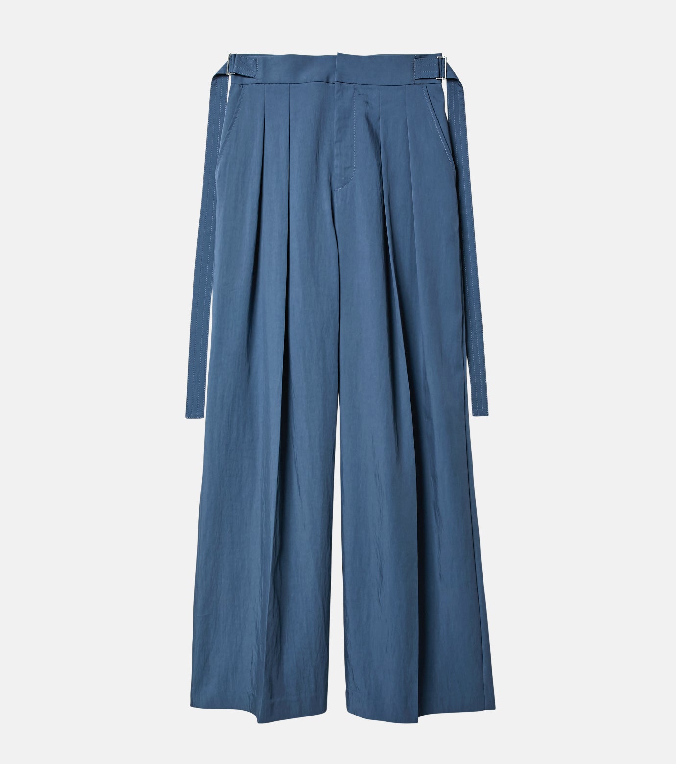 Wide Leg Tuck Pants